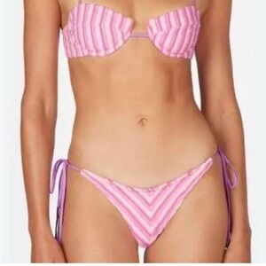 Triangl Swimwear Pink and Purple Bikini